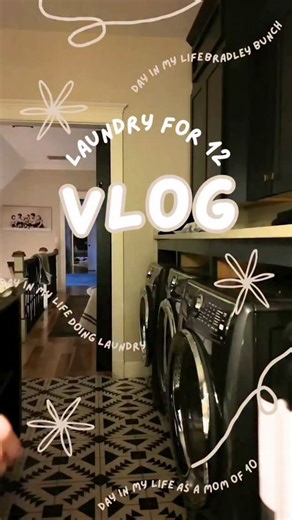 Laundry Day for a family of 12 looks a little different around here 🤍 There are loads going from morning to night, little helpers popping in and out, and a whole lot of love woven into the routine. It’s busy, it’s loud, and yes- never-ending...but it’s also a reminder of the life filling this home. One load at a time, one day at a time. What a blessing to have a family to do laundry for 🤍 Do you do laundry daily or save it for certain days? How many loads do you think you run in a week? Have y