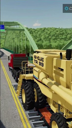 Delivering A Combine To A Guy In Wisconsin