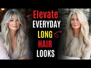 5 Simple and Easy Hairstyles For Women Over 60 with Long Hair (for Younger Look)
