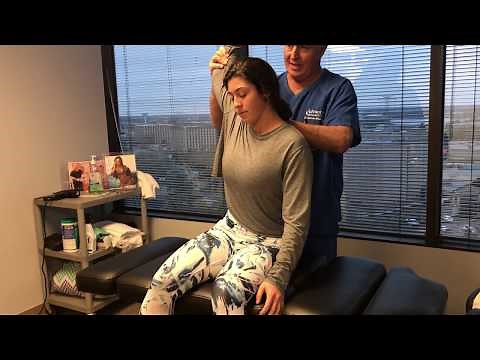 High School Softball Player's First Chiropractic Adjustment At Advanced Chiropractic Relief