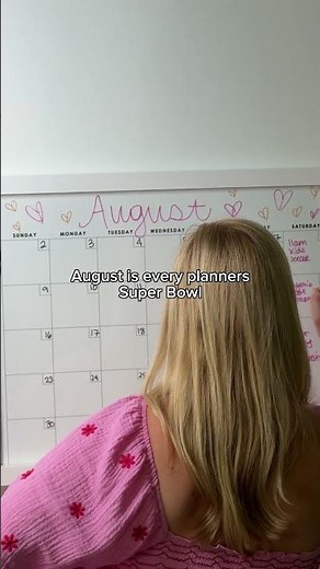 Monthly Planning on the Acrylic Wall Calendar