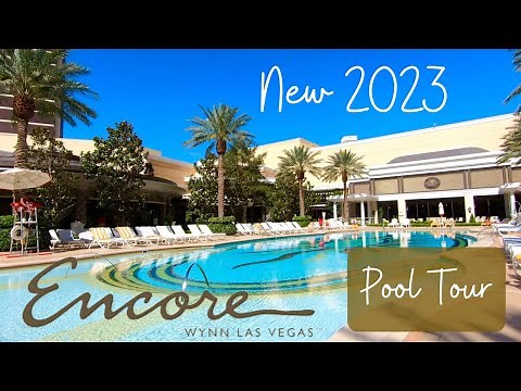 ENCORE LAS VEGAS POOL - NEW 2023 #lasvegas #wynnlasvegas #vegas