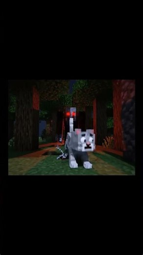 Minecraft Cat vs Slenderman 😱🐱#ai #animation #shorts #cat
