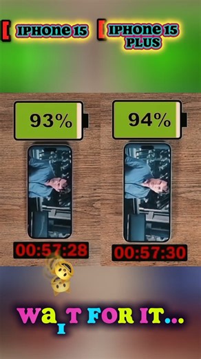 💥Iphone 17 vs iPhone 17 plus-battery draw test 🔋 #shorts #iPhone