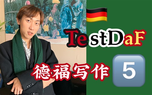 【德福写作】5分德福写作经验分享：考试方法/参考资料/心得体会