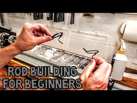 This is STEP TWO for building custom fishing rods at home.
