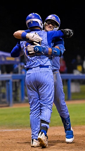 Cal State Bakersfield Baseball on Instagram: "First Homer of 2026 #RunnersOnTheRise | #TRU3T"