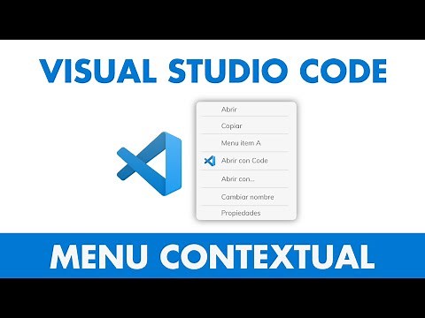 Añadir Visual Studio Code al Menu contextual Windows para carpetas y archivos