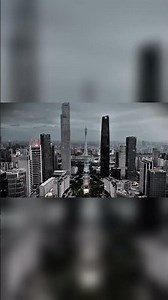 狂風暴雨壓迫下的廣州城 #廣州#廣州航拍#廣州天氣 #廣州暴雨 #壓迫感