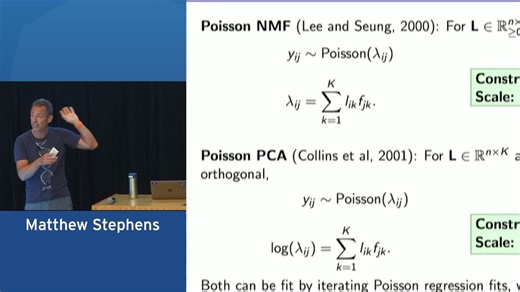 Matthew Stephens|| 使用移位对数变换对计数数据进行非负矩阵分解 || CGSI 2025