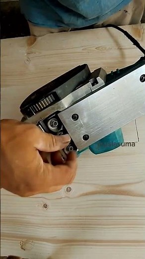 planer blade setting technique #woodworking #tricks #woodscraft #diy #tools