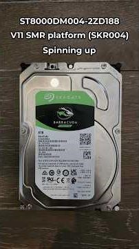 Seagate BarraCuda ST8000DM004-2ZD188 Sounds (HDD #175) #shorts