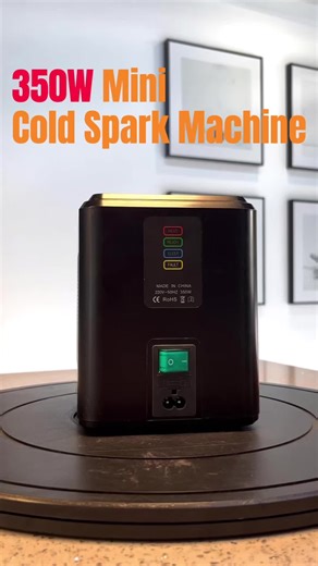 Mini but Mighty! 350W Mini Spark Machine for Small Gatherings 🎇 Small in size, big on vibe! This 350W mini spark machine fits anywhere, no bulky setup, perfect for small parties, bar mini stages, home gatherings and intimate live shows. Super easy to use: just plug in, turn on, and get cozy, dazzling spark plumes! Low smoke, no messy residue, safe for small spaces. It’s the ideal pick for anyone who wants to amp up small-scale events without the hassle. Your mini party will look like a pro setu