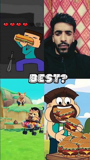 Fastest burger eater win 🤤#animation #minecraft #roblox #funny #99nightintheforest