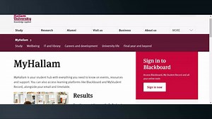 MyHallam - Welcome module 2024