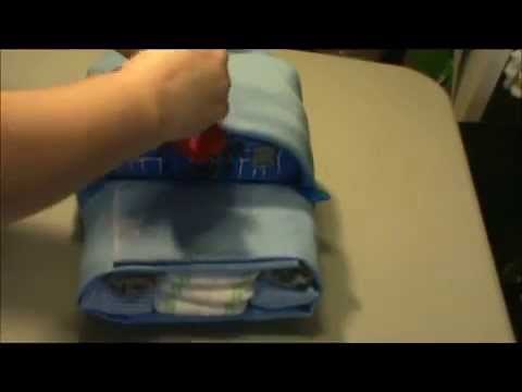 How I made a "Cop Car" Diaper Cake design