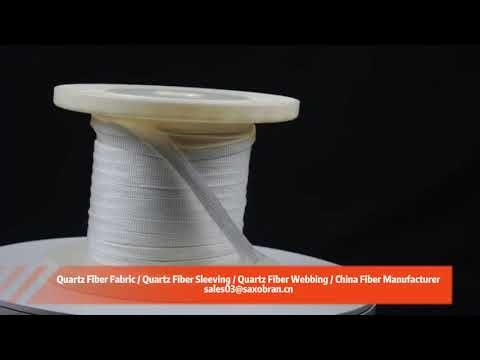 Quartz Fiber Fabric / Quartz Fiber Sleeving / Quartz Fiber Webbing / China Fiber Manufacturer
