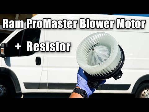 2014-2025 Ram ProMaster Blower Motor and Resistor Replacement (EASY)