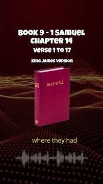 Bible Book 9 1 Samuel Chapter 14 Verse 1 To 17