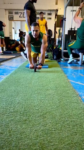 Another solid gym session in the bank 🏋️ #Springboks #ForeverGreenForeverGold | Springboks