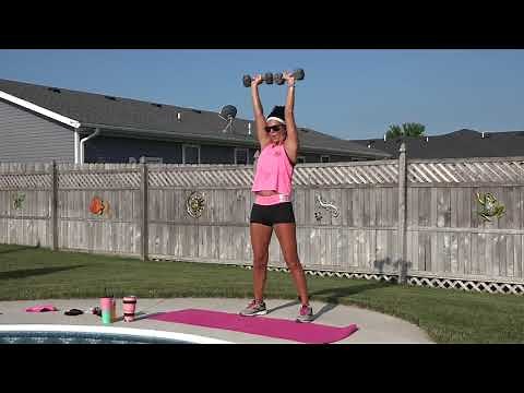 Moderate intensity cardio, weights and core circuits!