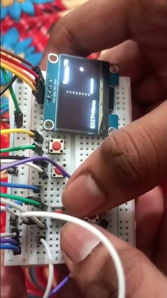 Esp32 game console #retro #electeonics #esp32projects #arduinoprojects #gamer #phonkmusic