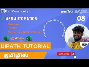UiPath | Tamil | Web Automation - Selectors Detailed explanation | SreniTechInsights