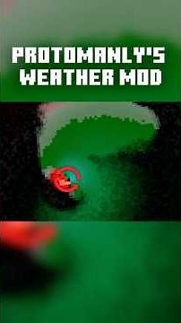 The Supercell (ProtoManly's Weather Mod MINECRAFT) #minecraft #shorts
