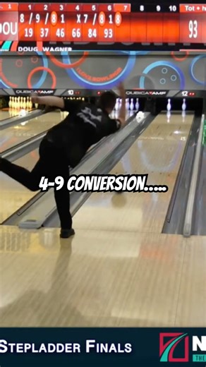 Doug Wagner converts the 4-9 out of the pit at State Scratch Singles. #NDBowlTV #Shorts