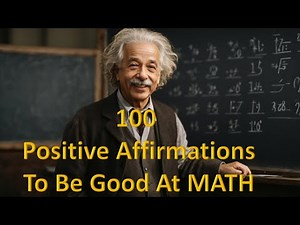 100 Positive Affirmations To Be Good At MATH !!!