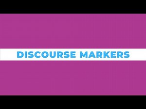 Discourse markers
