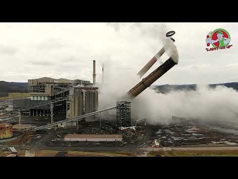 Conesville Ohio Power Plant Stack and Unit Implosion 12-19-21 ( FULL MOVIE SCM DEMOLITION