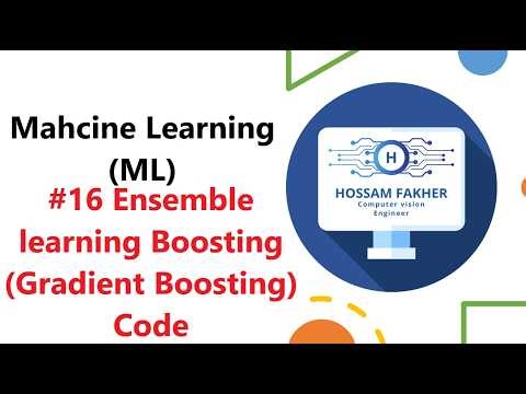 #16 Ensemble learning Boosting (Gradient Boosting Code)