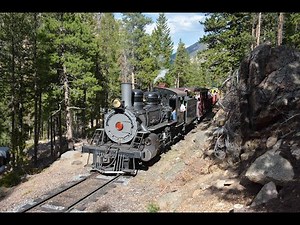 Georgetown loop #40 travels through the mountains of Colorado October, 2020