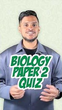 TEST YOURSELF! A quiz on Biology Paper 2! #gcse #science #biology #quiz #biologypaper #gcsescience