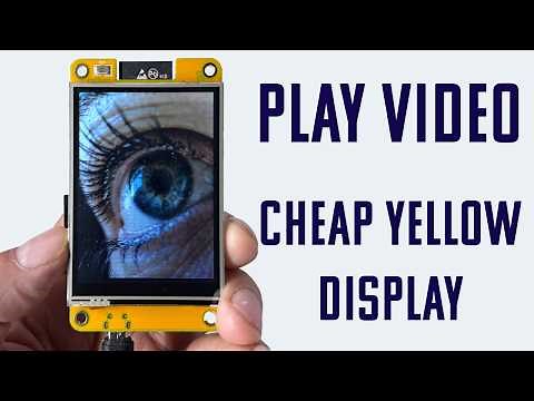 Turn the Cheap Yellow ESP32 Board into a Video Player