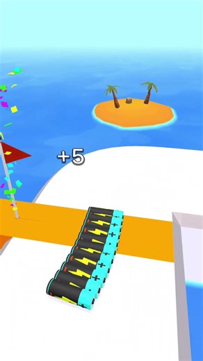 Battery Charged Run Fun Game #31 #batteryrun3d #battery #shorts