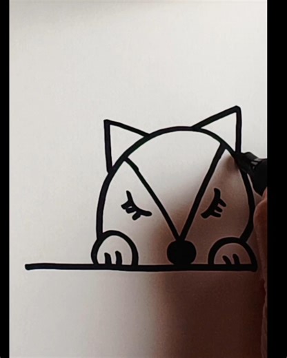 how to draw a fox. fox drawing very easy. #viralnow🔥🔥🔥#trendingshorts