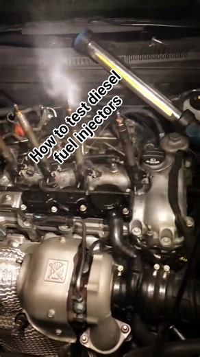 How to test diesel fuel injectors #youtube #shorts #diesel