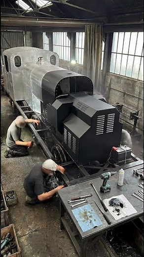 Extreme Steam Locomotive Restoration | From Rust to Power 🚂🔥#shorts