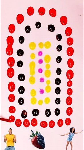 🔵🔴⚫🟠#shortvideo #satisfying #colormixing #trustonallah