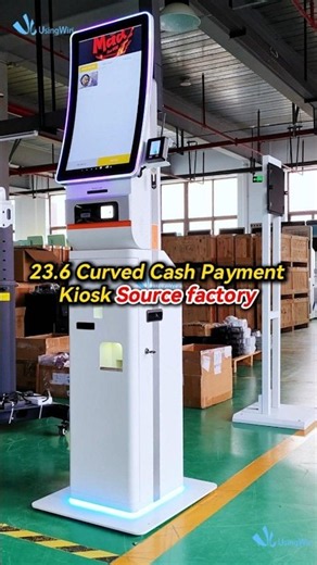 .6-inch curved screen cash payment terminal #selfservicekiosk #smartretail