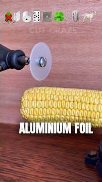 Which Material Can Cut Corn 🌽? #satisfying #asmr #experimnent #shorts