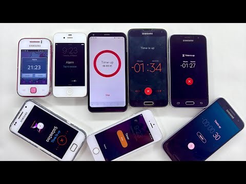 Timer iPhone 5S, Samsung J1, Galaxy J3, S Plus, LG Q6 Plus + Alarm Clock iPhone 4S + Samsung Y Young