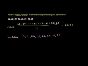 Mean, median and mode