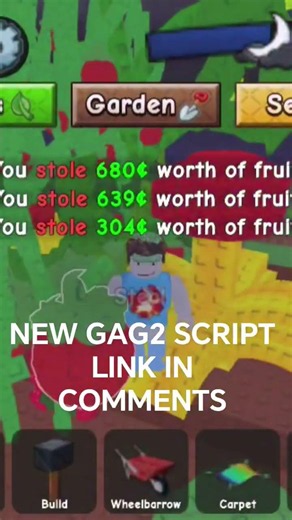 Grow A garden 2 auto steal script #gag #growagarden #growagarden2 #script #roblox #fyp