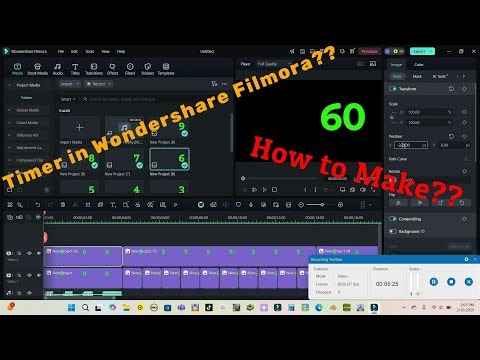 How to Make a Timer in Wondershare filmora 14