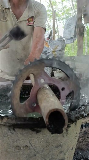 The Secret to Durable and Strong Gear #blacksmith #skills #craftsmanship #woodworking #handmade #art