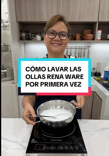 Cómo lavar las ollas Rena Ware por primera vez: cura del acero