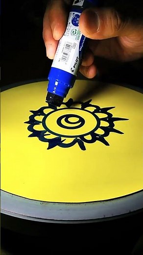今日のろくろ遊び。ろくろアート